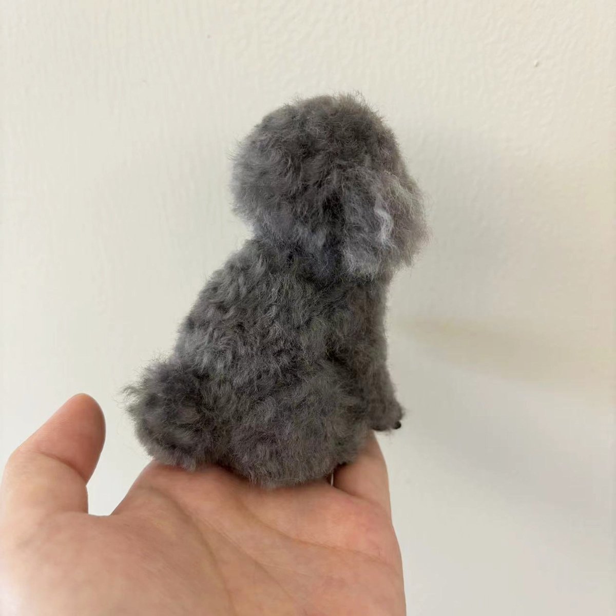 Custom Felted Dog