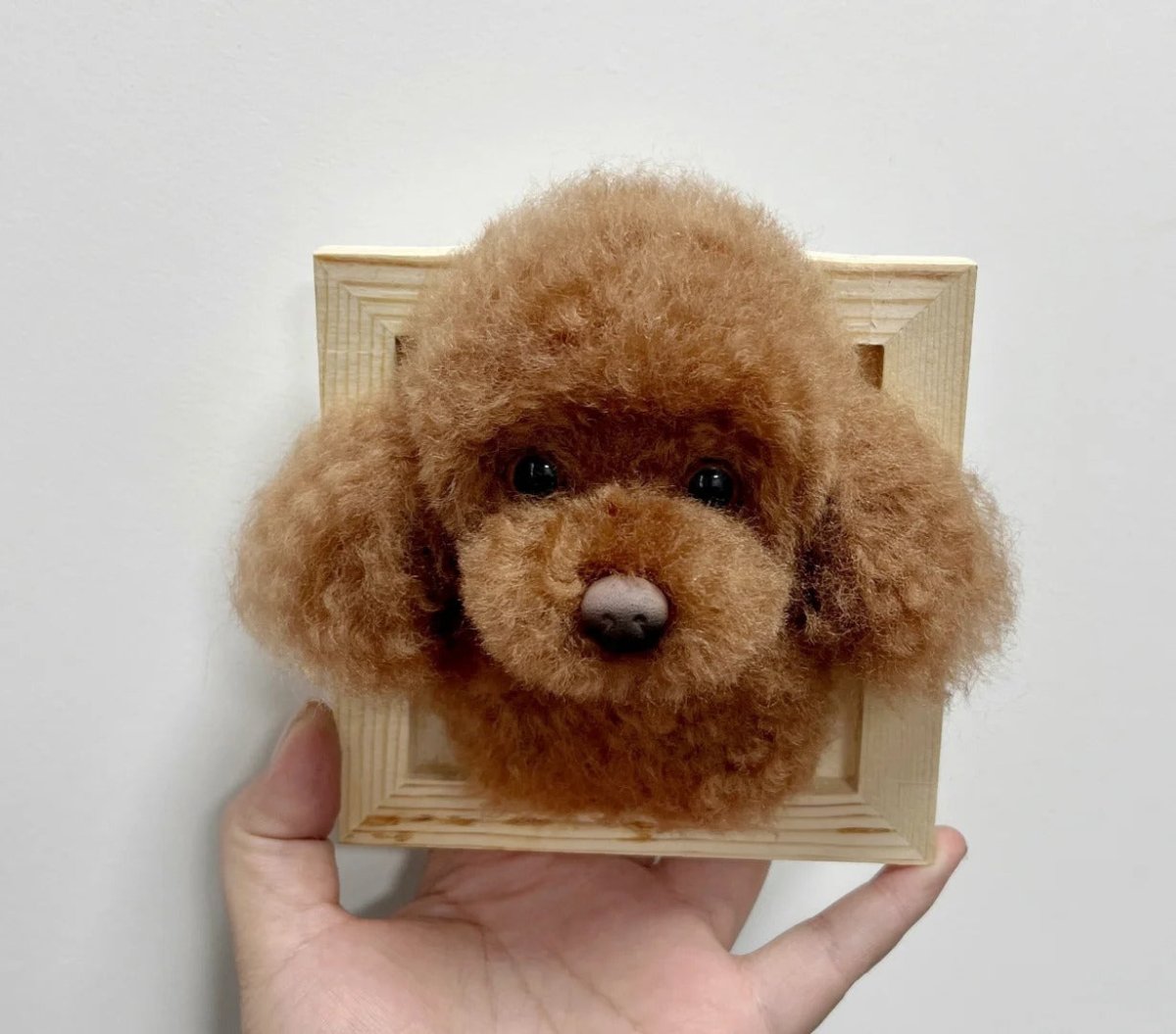 Custom Felted Dog