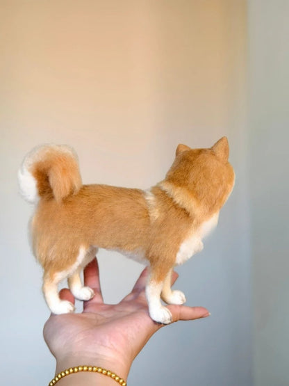 Custom Felted Dog