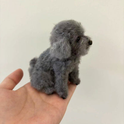 Custom Felted Dog